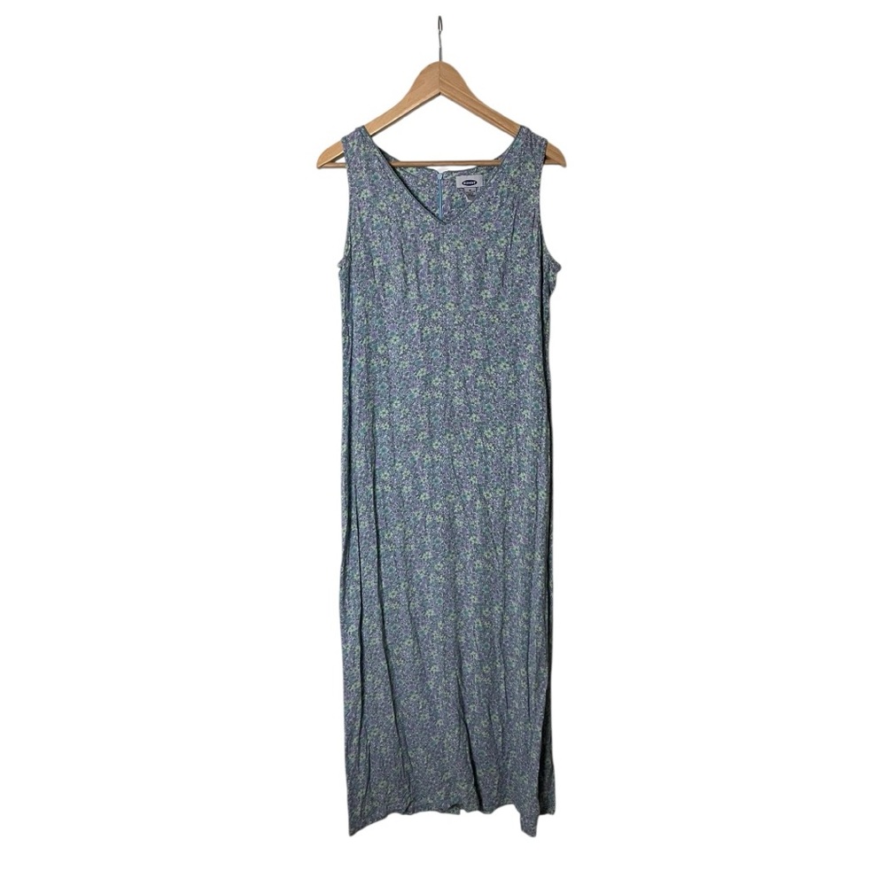 Y2K Old Navy Floral Maxi Dress Rayon 12